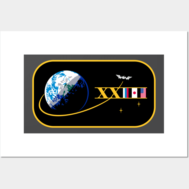Expedition 23 Crew Patch Wall Art by Spacestuffplus